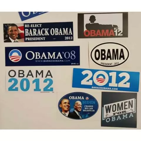 Barack Obama Official 2012 President Campaign Bumper Sticker 