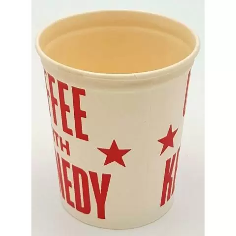 1960  Coffee With Kennedy paper  cup JFK 