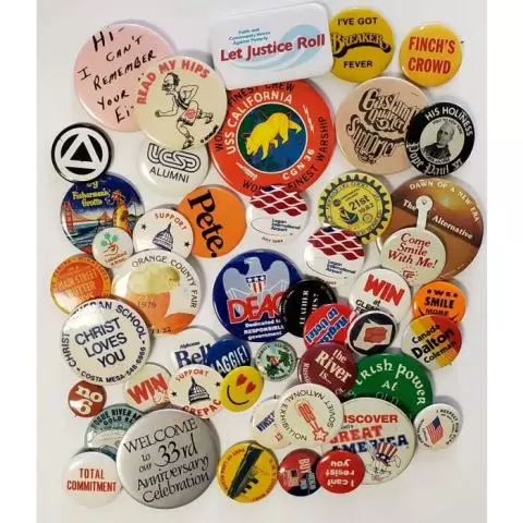 Vintage 1-1/8" Arch Moore Governor West Virginia Pinback Pin Political Button 