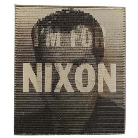 Richard Nixon Vari Vue Flasher Campaign Button 