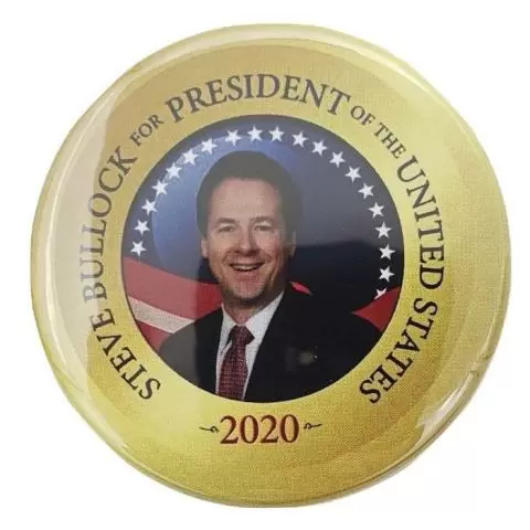 2020 Steve Bullock For President Campaign Button 