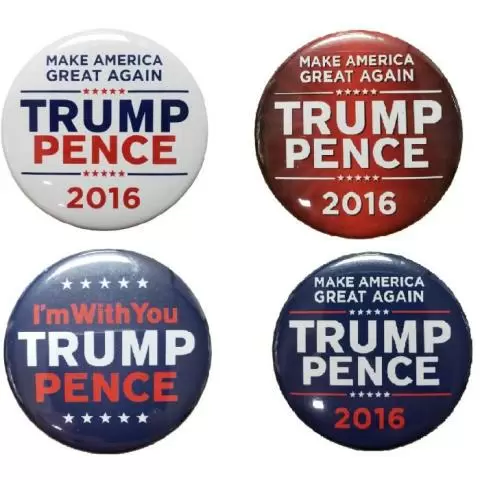 Donald trump 2025 2016 pin