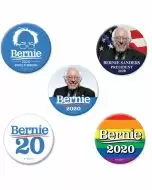 2020 Bernie Sanders For President Rainbow Button