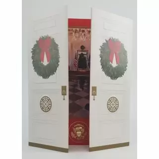 Barack Obama 2014 White House Christmas Card