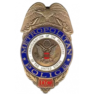 Inauguration Badge 1993 Metropolitan Police D.C