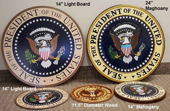 United States Presidential Seal Plaques
