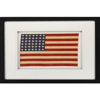 1889-1890 42-Star United States Flag Museum Quality Framing