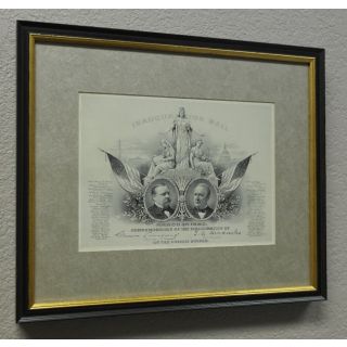 1885 Grover Cleveland Inaugural Invitation