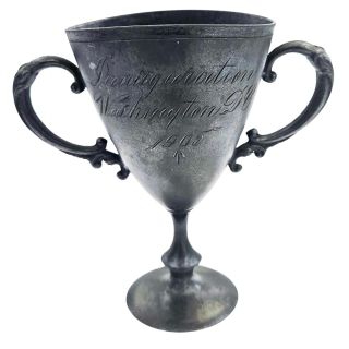 1905 Theodore Roosevelt Inauguration Metal Loving / Trophy Cup