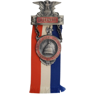 1924 Repubilcan National Convention Alternate Delegate Badge