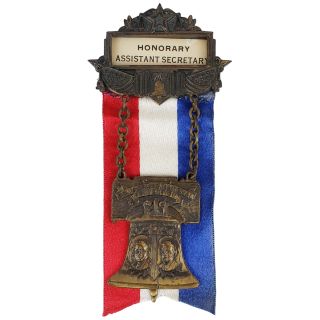 1936 Democratic National Convention Assistant Secertary Badge