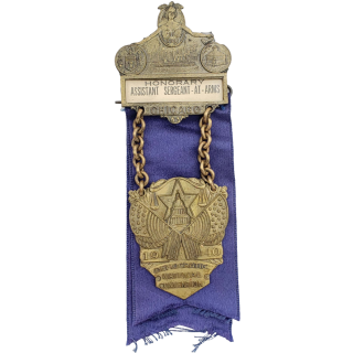 1940 Democratic National Convention Honorary Ass't Sergeant-at-Arms  Badge 