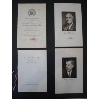 1941 Roosevelt Congressional Invitation
