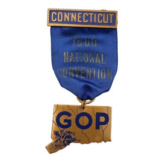 1960 Republican Convention Badge Usher