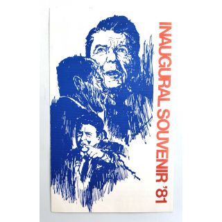 Ronald Reagan 1981 Inaugural Souvenir Brochure