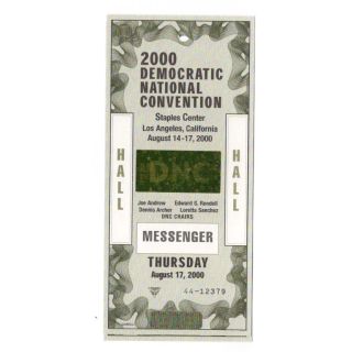 2000 Democratic National Convention Badge