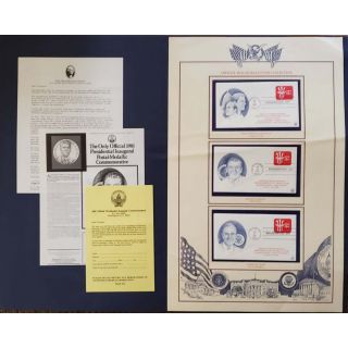 1981 Official Inaugural Cover Set Authorized by the Presidential Inaugural Committee