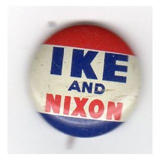 Ike and Nixon Button