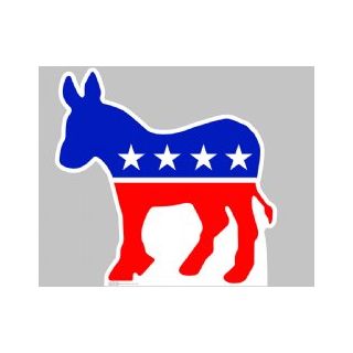 Democratic Donkey Logo Poster Standup