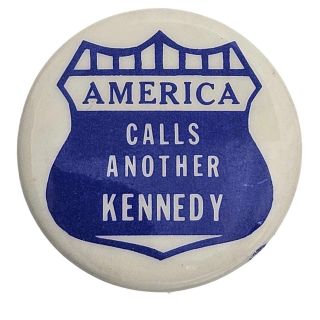 1984 "America Calls Another Kennedy" Campaign Button