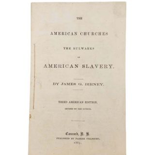 1885 Scarce American Churches Bulwarks of American Slavery  - Civil Rights