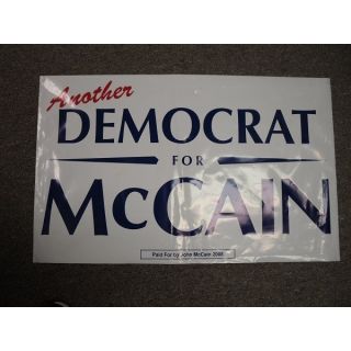 McCain Campaign Sign