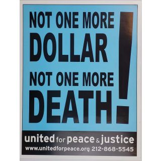 2007 Anti War Movement Large Poster