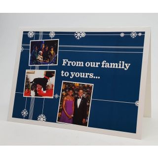 Barack Obama 2012 Family Christmas Card