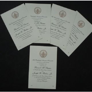 Barack Obama 2013 inaugural invitations