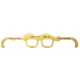 1964 Barry Goldwater for President Campaign Fun Glasses