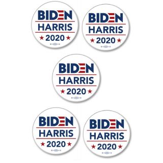 2020 Joe Biden Kamala Harris  Campaign Buttons (5)