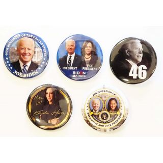 2021 Joe Biden & Kamala Harris Inauguration Button Set