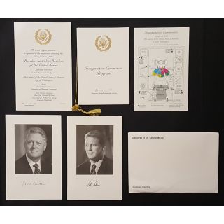 Bill Clinton 1997 Congressional Invitation Set