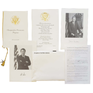 Bill Clinton 1993 Congressional Inaugural Invitation Set