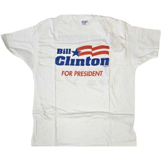 1992 Bill Clinton for President "I Made History" Shirt