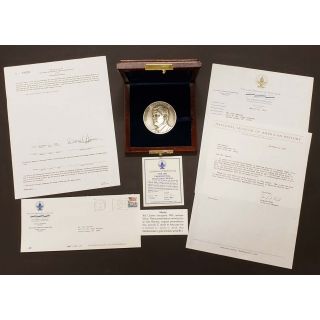 1993 Rare Bill Clinton Special Inaugural Presentation Medal - Smithsonian