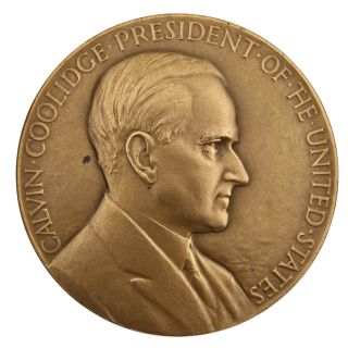 Calvin Coolidge US Mint Presidential Series Medal