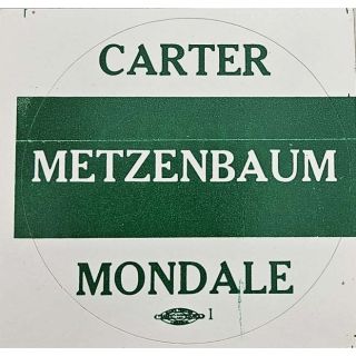 1977 Carter Metzenbaum Mondale Campiagn Sticker 1