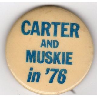 Carter Muskie Button