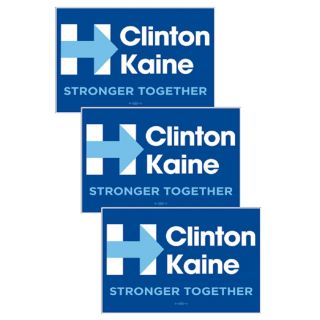 Clinton Kaine Stronger Together Posters