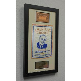 Franklin Delano Roosevelt Framed Display