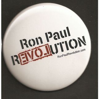 Ron Paul Revolution campaign butotn
