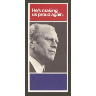 Gerald Ford Proud Again Campaign Brochure