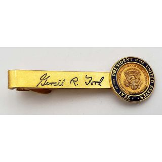 Gerald Ford Souvenir Presidential Tie Bar Clip 