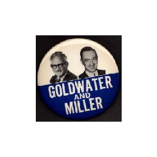 Goldwater and Miller button