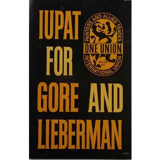 Gore Lieberman Union Poster