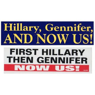Hillary Gennifer Bumper Stickers