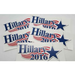 Hillary Clinton for President bumper stickers