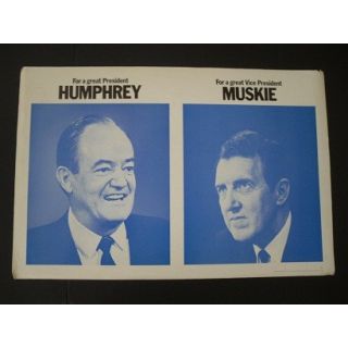 Humphrey Muskie Sign
