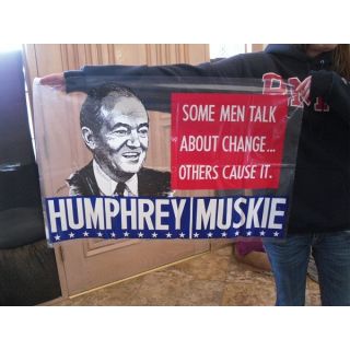 Humphrey Muskie SIgn